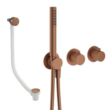 Module Shower Set 5 with Handset & Bath Filler by Crosswater - view 2