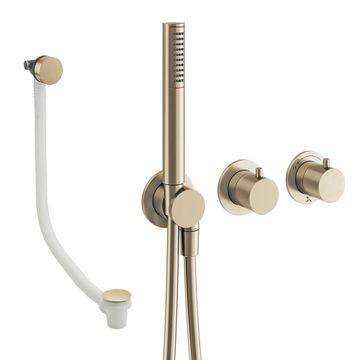 Module Shower Set 5 with Handset & Bath Filler by Crosswater - view 6