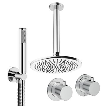 Module Shower Set 1 with Fixed Head & Handset by Crosswater - view 2