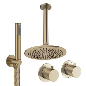 Module Shower Set 1 with Fixed Head & Handset by Crosswater - view 9