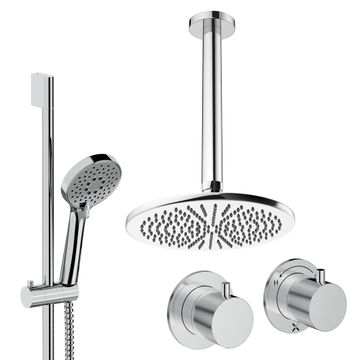 Module Shower Set 2 with Fixed Head & Handset by Crosswater - view 2