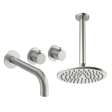 Module Shower Set 3 with Fixed Head & Bath Spout by Crosswater - view 6