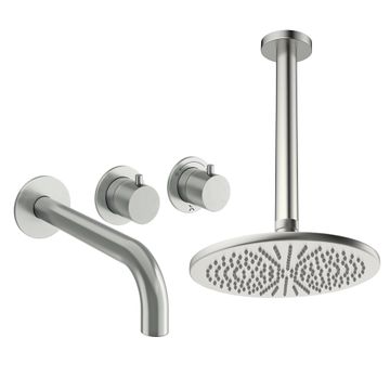 Module Shower Set 3 with Fixed Head & Bath Spout by Crosswater - view 5