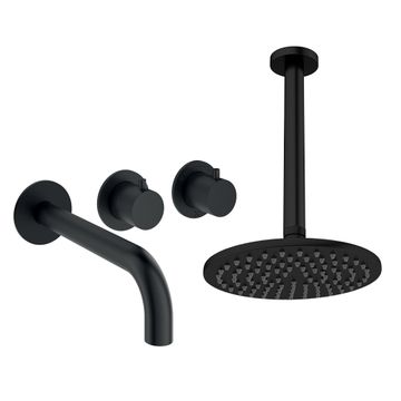 Module Shower Set 3 with Fixed Head & Bath Spout by Crosswater - view 4