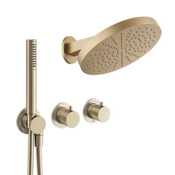 Module Plus Shower Set 1 with Fixed Head & Handset by Crosswater - view 2