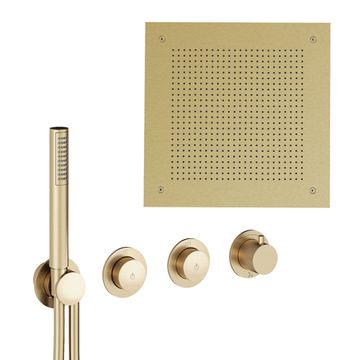 Module Plus Shower Set 7 with Ceiling Shower & Handset by Crosswater - view 2
