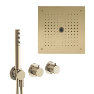 Module Plus Shower Set 9 with Ceiling Shower & Handset by Crosswater - view 2