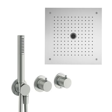 Module Plus Shower Set 9 with Ceiling Shower & Handset by Crosswater - view 3