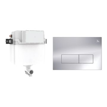 MPRO Stainless Steel Concealed Cistern Set 1 by Crosswater - view 6
