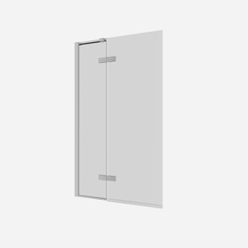 Optix 10 90° Hinged Bath Screen with Inline by Crosswater - view 6