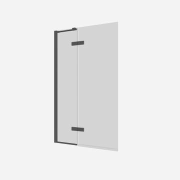 Optix 10 90° Hinged Bath Screen with Inline by Crosswater - view 3
