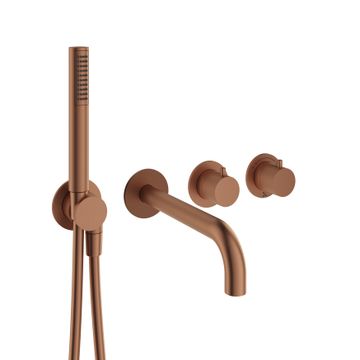 Module MPRO 2 Outlet Shower Valve, Trimset, Handset & Bath Spout by Crosswater - view 6
