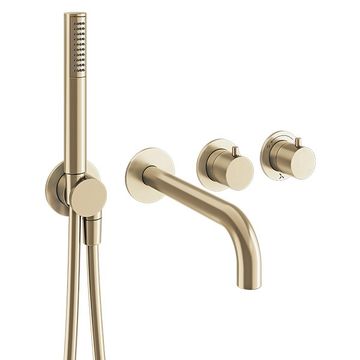 Module MPRO 2 Outlet Shower Valve, Trimset, Handset & Bath Spout by Crosswater - view 3