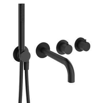 Module MPRO 2 Outlet Shower Valve, Trimset, Handset & Bath Spout by Crosswater - view 4