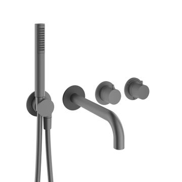 Module MPRO 2 Outlet Shower Valve, Trimset, Handset & Bath Spout by Crosswater - view 5