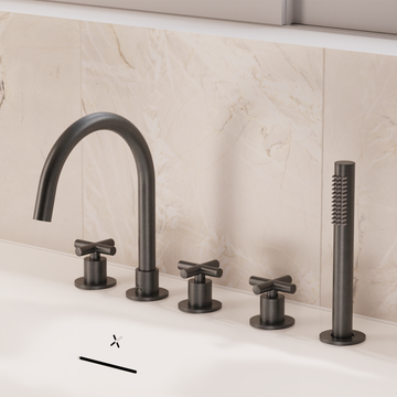 MPRO Crosshead Bath Tap by Crosswater - view 9