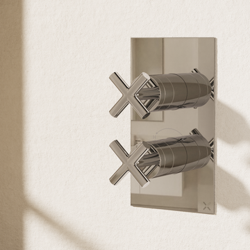 MPRO Crosshead Thermostatic 1 Outlet Shower Valve & Trimset by Crosswater - view 7