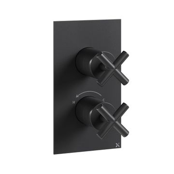 MPRO Crosshead Thermostatic 1 Outlet Shower Valve & Trimset by Crosswater - view 4