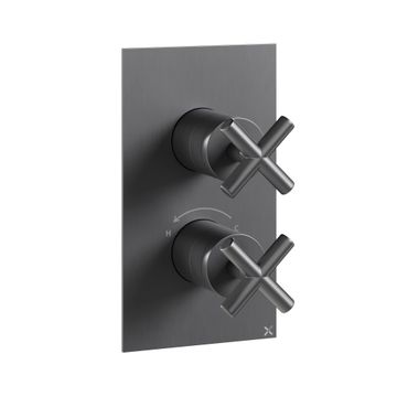 MPRO Crosshead Thermostatic 1 Outlet Shower Valve & Trimset by Crosswater - view 5