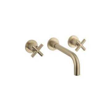 MPRO Crosshead 3 Hole Wall Basin Tap by Crosswater - view 5