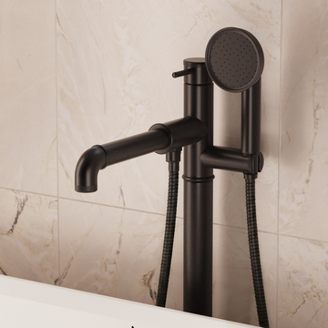 MPRO Industrial Floorstanding Bath Shower Mixer by Crosswater - view 6