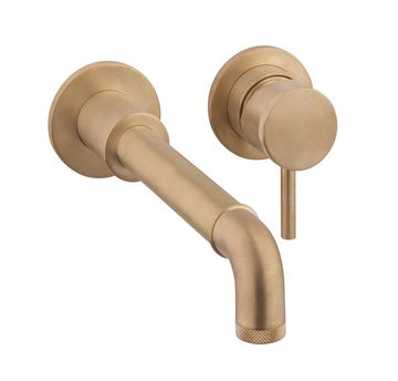 MPRO Industrial 2 Hole Wall Basin Tap by Crosswater - view 2