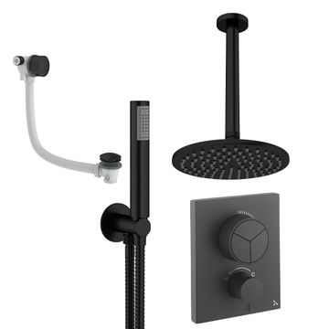 Crossbox Push 3 Outlet Shower Set 7 by Crosswater - view 6