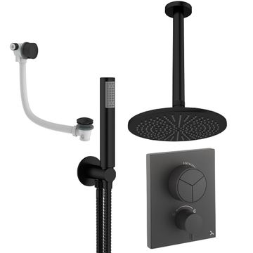 Crossbox Push 3 Outlet Shower Set 7 by Crosswater - view 5