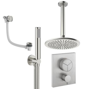 Crossbox Push 3 Outlet Shower Set 7 by Crosswater - view 7