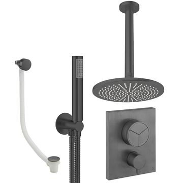 Crossbox Push 3 Outlet Shower Set 7 by Crosswater - view 3