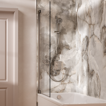 Crossbox Push Shower Set 4 with Handset & Bath Filler by Crosswater - view 7