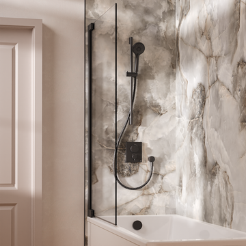 Crossbox Push Shower Set 4 with Handset & Bath Filler by Crosswater - view 8