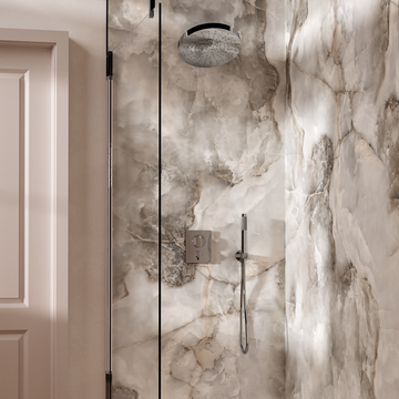 Crossbox Push Shower Set 6 with Fixed Head & Handset by Crosswater - view 6