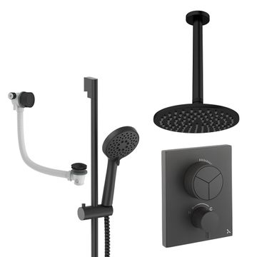 Crossbox Push 3 Outlet Shower Set 8 by Crosswater - view 6