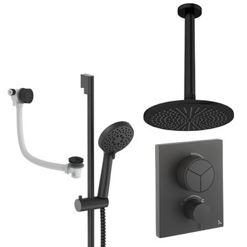 Crossbox Push 3 Outlet Shower Set 8 by Crosswater - view 5