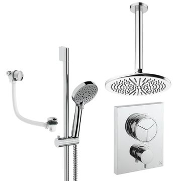 Crossbox Push 3 Outlet Shower Set 8 by Crosswater - view 2