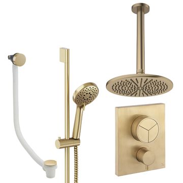 Crossbox Push 3 Outlet Shower Set 8 by Crosswater - view 9
