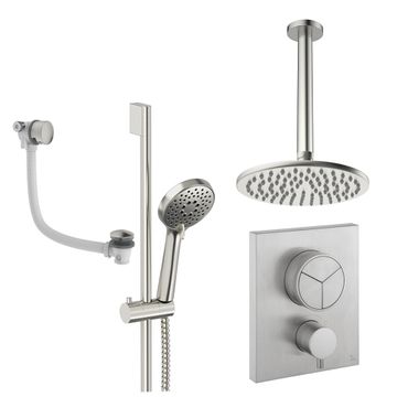 Crossbox Push 3 Outlet Shower Set 8 by Crosswater - view 8