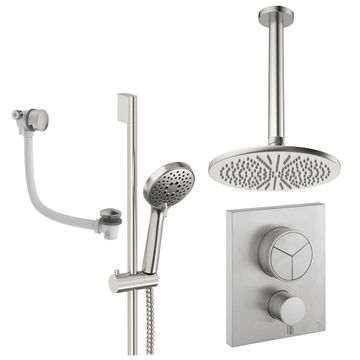 Crossbox Push 3 Outlet Shower Set 8 by Crosswater - view 7