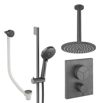 Crossbox Push 3 Outlet Shower Set 8 by Crosswater - view 4
