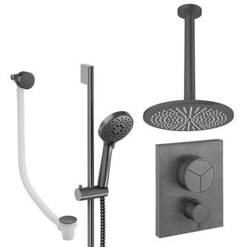 Crossbox Push 3 Outlet Shower Set 8 by Crosswater - view 3