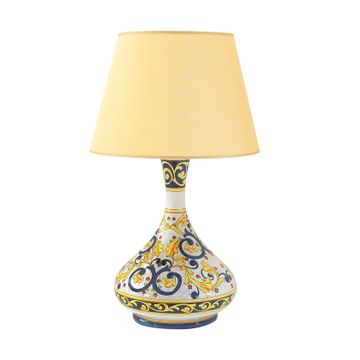 Lamp with shade - decor Cortona by L'Antica Deruta - view 2