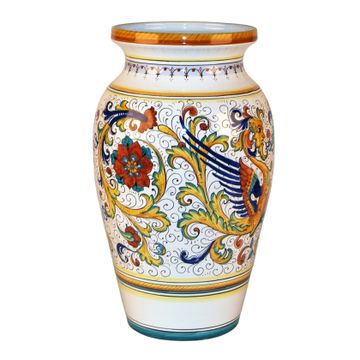 Umbrellastand/vase - decor Raffaellesco by L'Antica Deruta - view 2