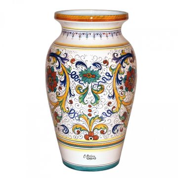 Umbrellastand/vase - decor Raffaellesco by L'Antica Deruta - view 3