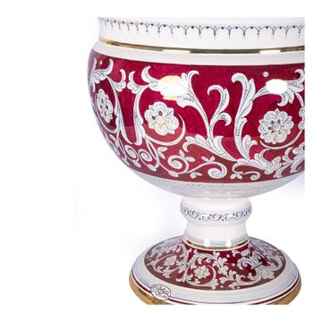 Planter - decor Lustro Rubino - Gold by L'Antica Deruta - view 3