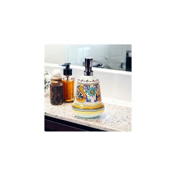 Soap-dispenser - decor Raffaellesco by L'Antica Deruta - view 3