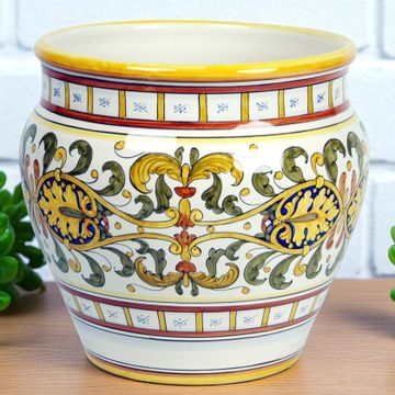 Planter - decor Cinquecento by L'Antica Deruta - view 2
