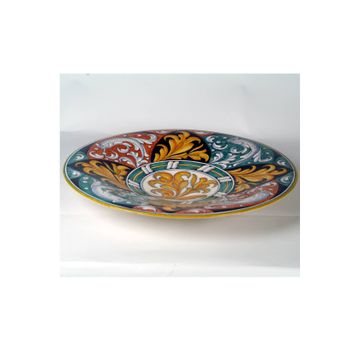 Wall plate - decor Policrome by L'Antica Deruta - view 2