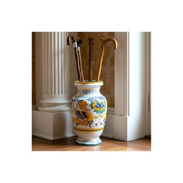 Umbrellastand - decor Raffaellesco by L'Antica Deruta - view 4