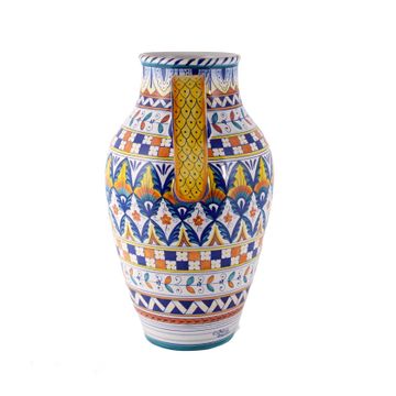 Vase/Pitcher - decor Geometrico-Verio-Deruta by L'Antica Deruta - view 3